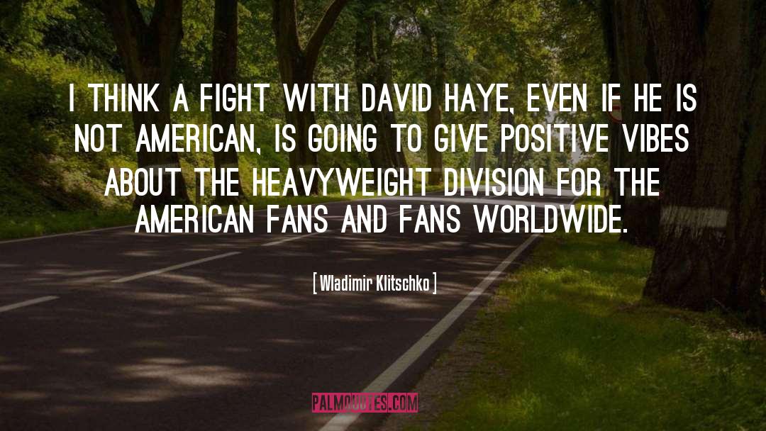 Heavyweights quotes by Wladimir Klitschko