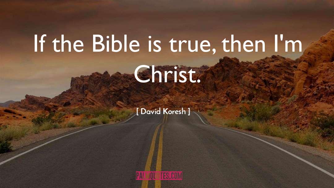 Hebrew Bible quotes by David Koresh