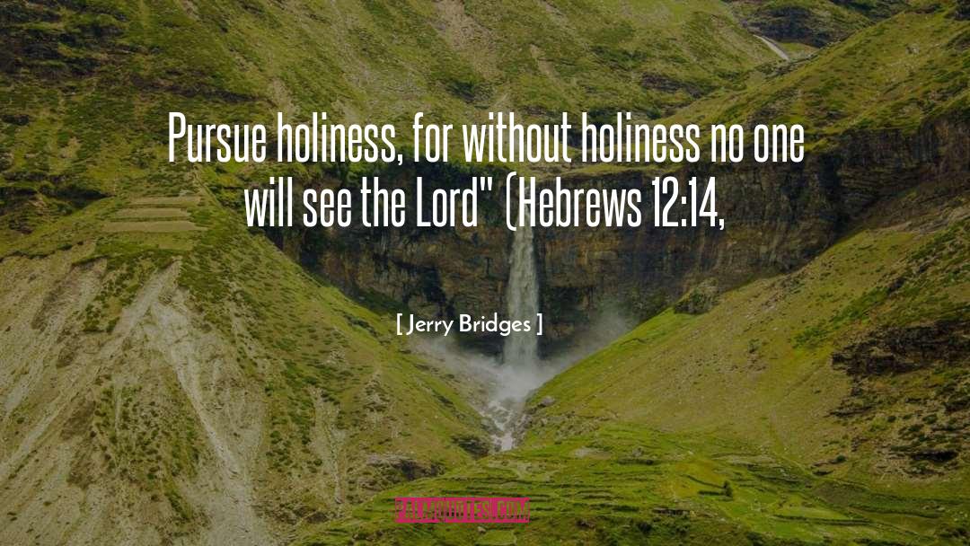 Hebrews 12 quotes by Jerry Bridges