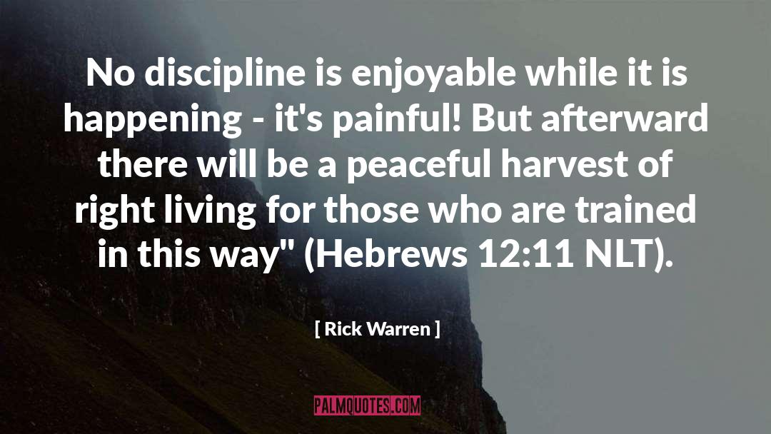 Hebrews 12 quotes by Rick Warren