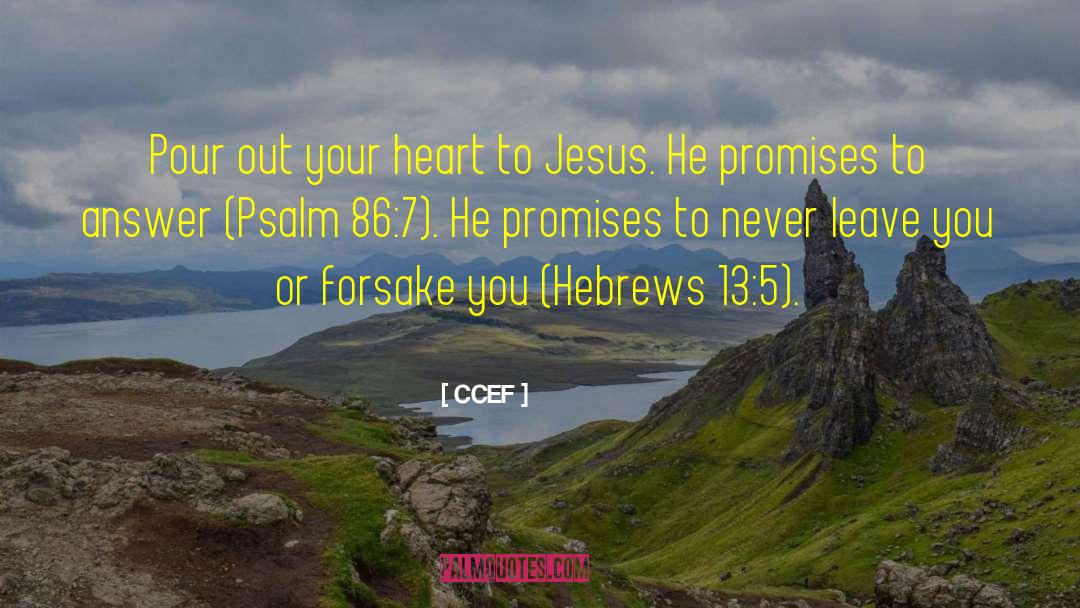 Hebrews quotes by CCEF