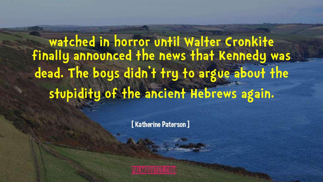 Hebrews quotes by Katherine Paterson