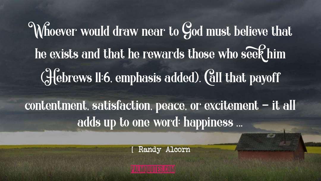 Hebrews quotes by Randy Alcorn