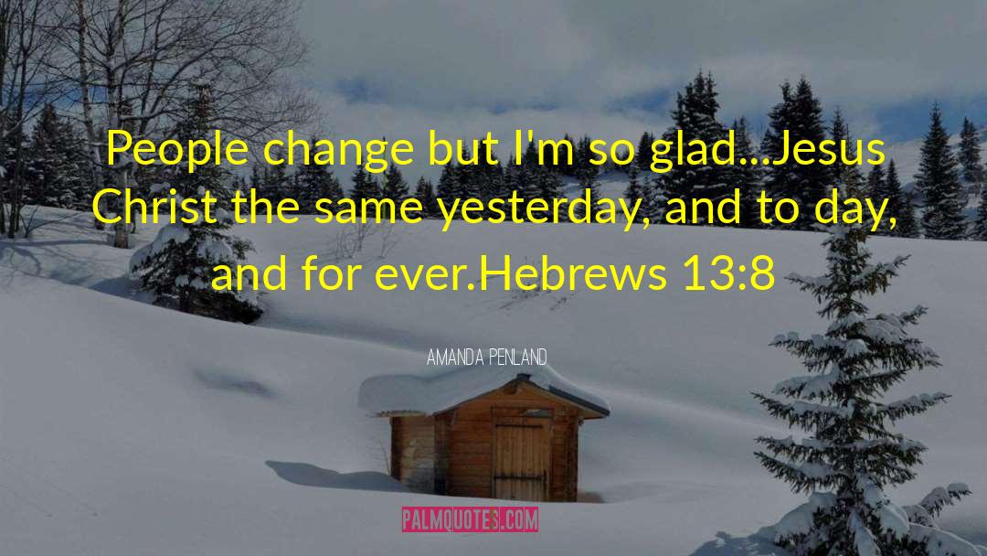 Hebrews quotes by Amanda Penland