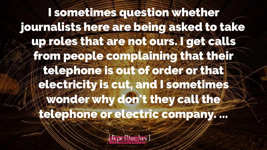 Heckathorne Electric Company quotes by Pepe Eliaschev