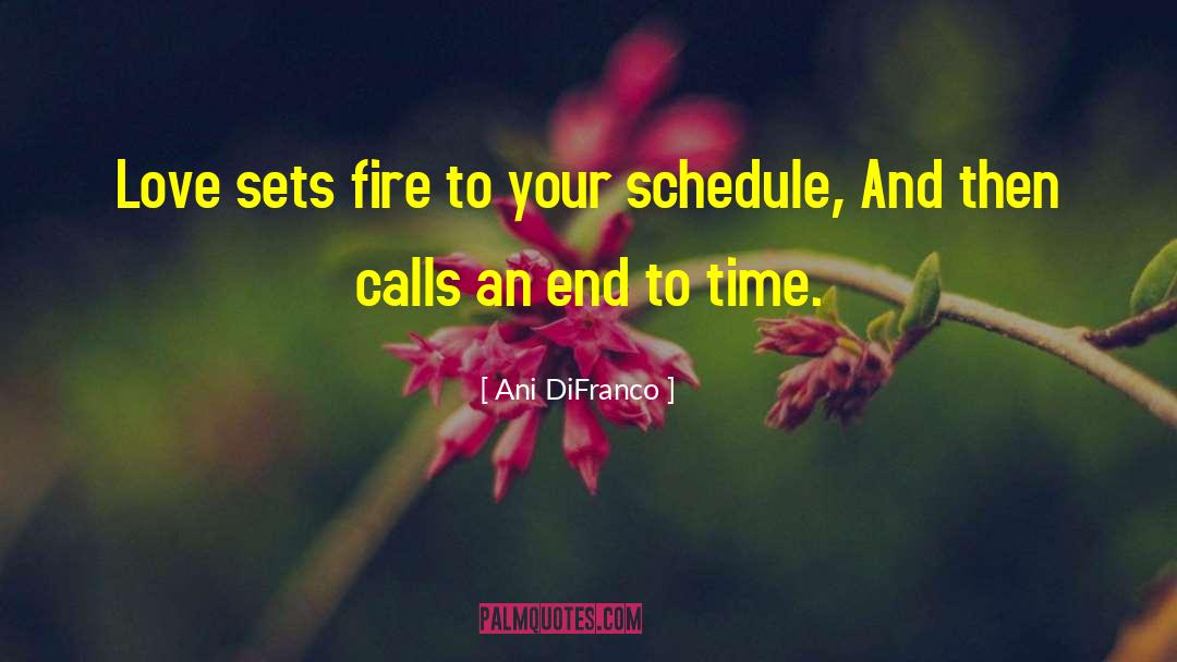 Hectic Schedule quotes by Ani DiFranco