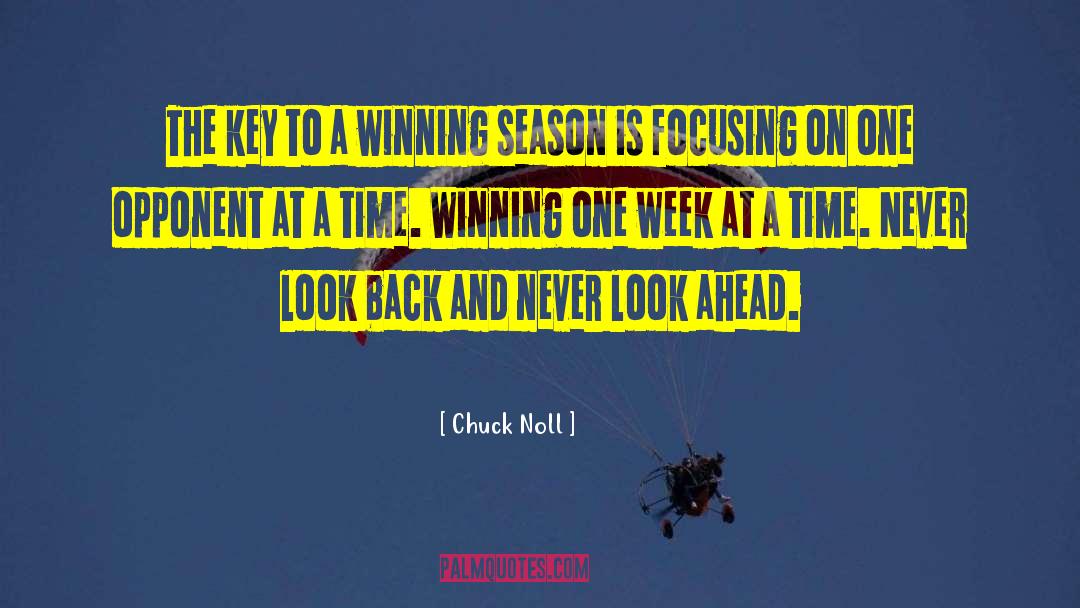 Hectic Week Ahead quotes by Chuck Noll