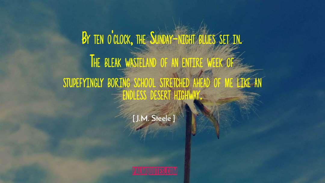 Hectic Week Ahead quotes by J.M. Steele