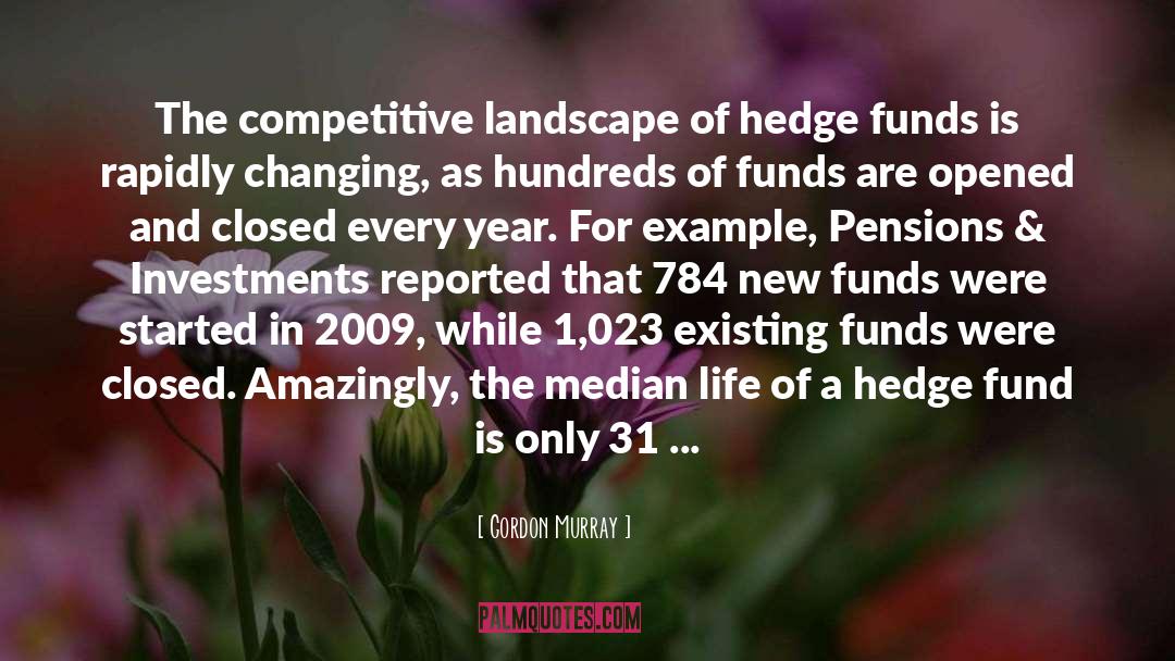 Hedge Fund quotes by Gordon Murray