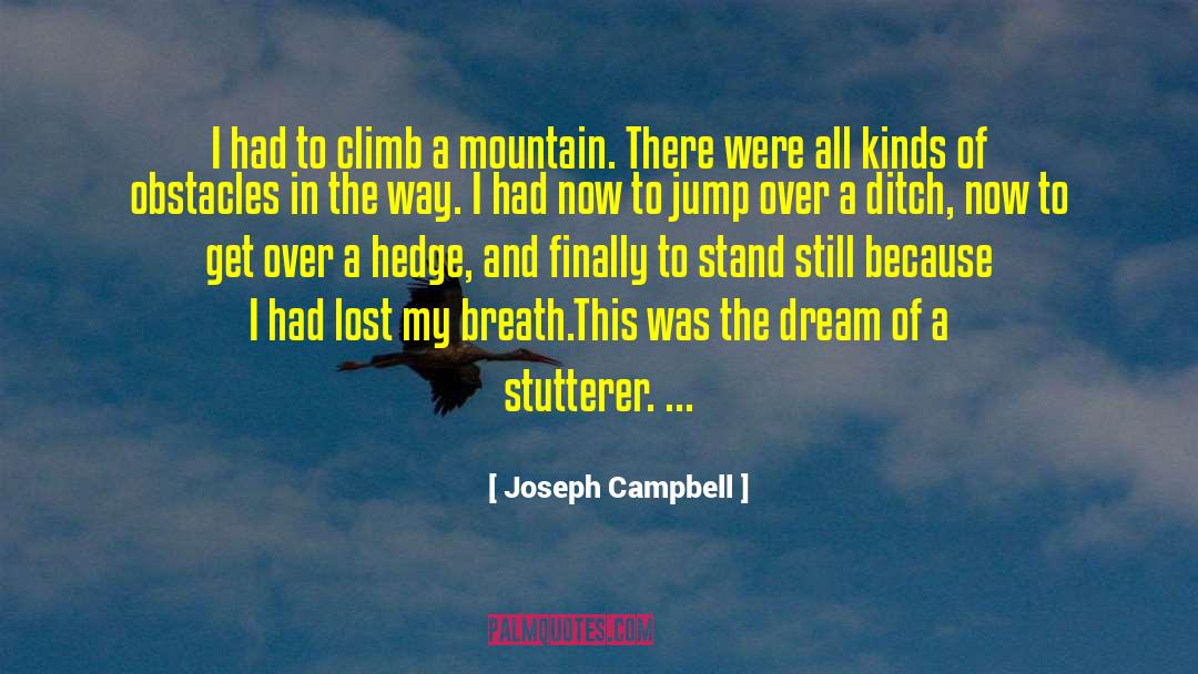 Hedge quotes by Joseph Campbell