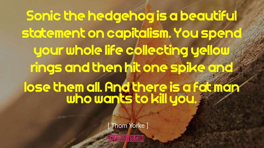 Hedgehog quotes by Thom Yorke