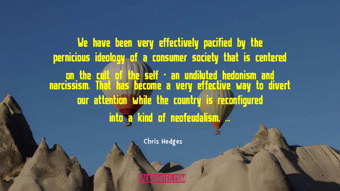 Hedonism quotes by Chris Hedges