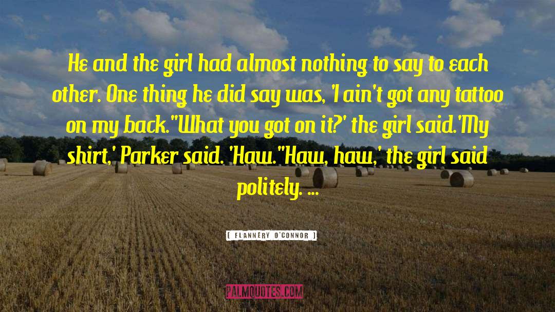 Hee Haw quotes by Flannery O'Connor