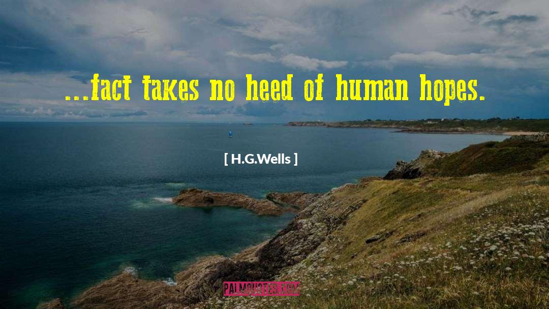 Heed quotes by H.G.Wells