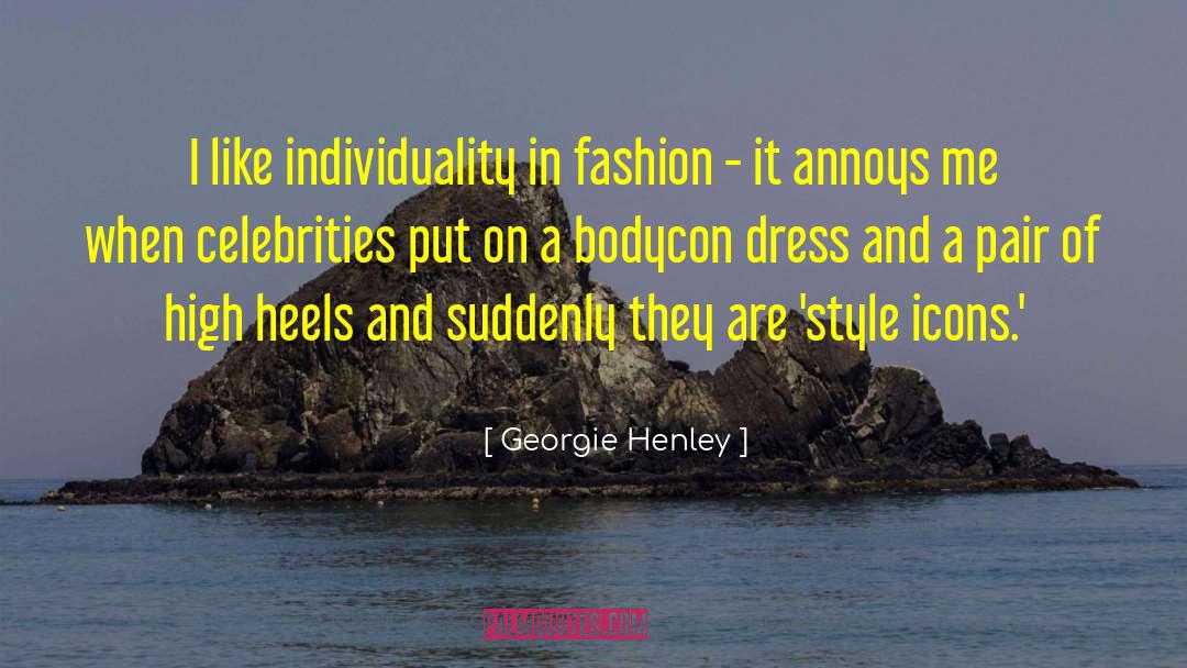 Heels Status quotes by Georgie Henley