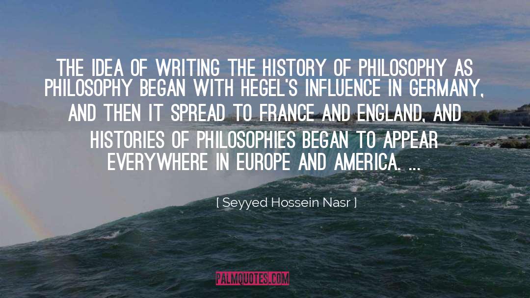 Hegel quotes by Seyyed Hossein Nasr