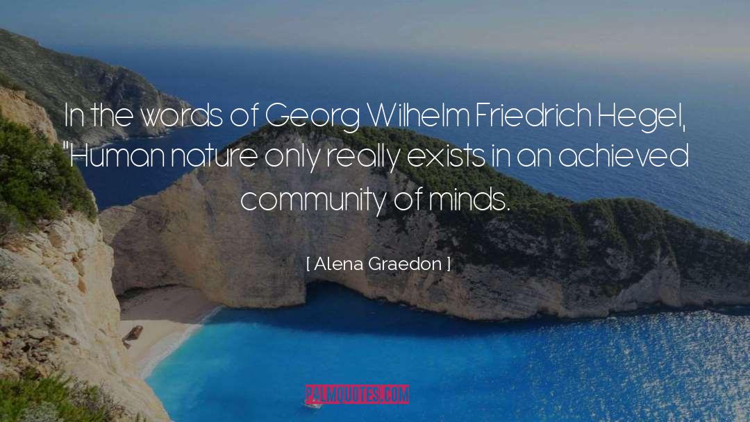 Hegel quotes by Alena Graedon