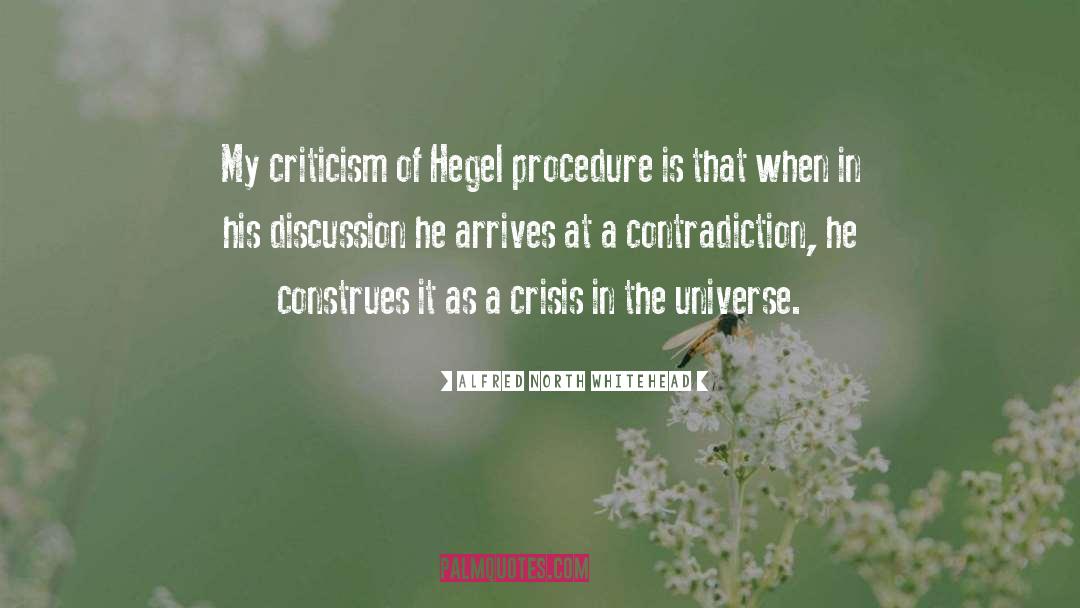 Hegel quotes by Alfred North Whitehead