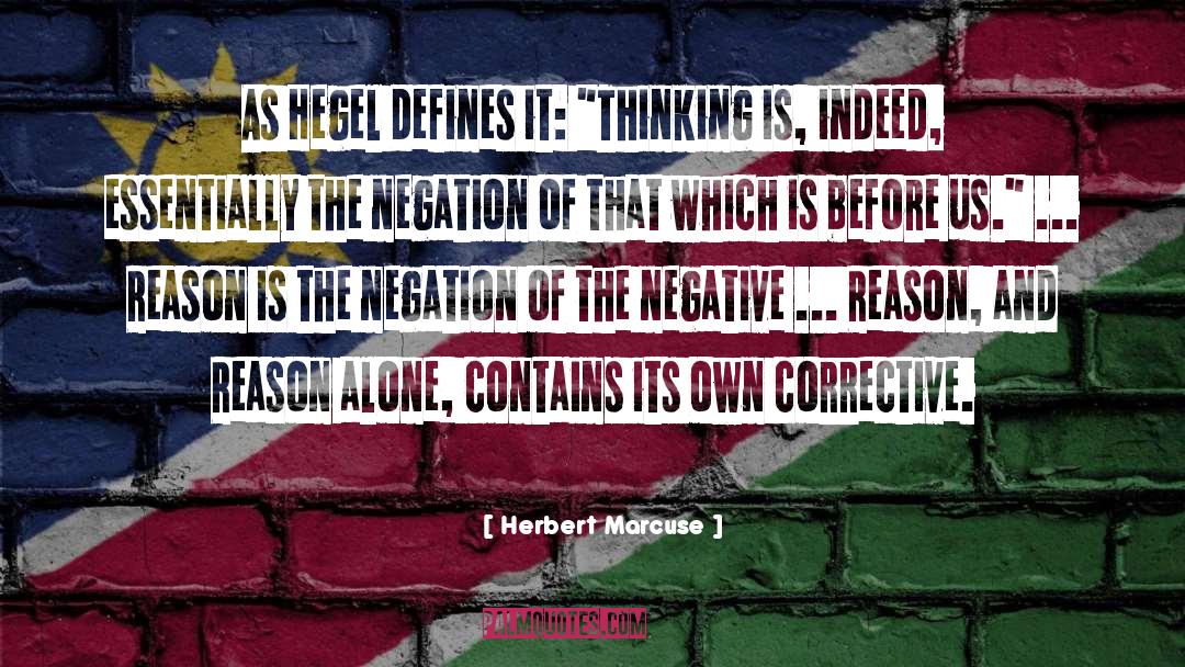 Hegel quotes by Herbert Marcuse