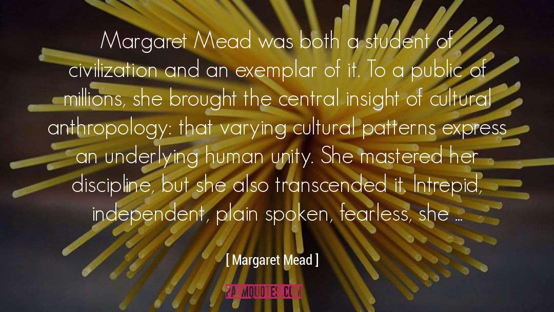 Hegemon A Cultural quotes by Margaret Mead