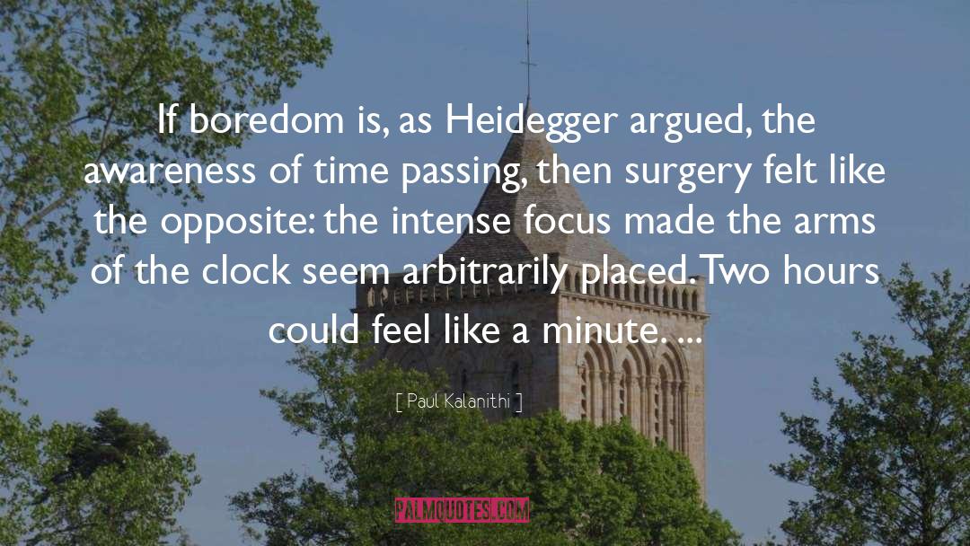 Heidegger quotes by Paul Kalanithi