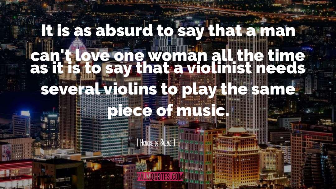 Heifetz Violin quotes by Honore De Balzac