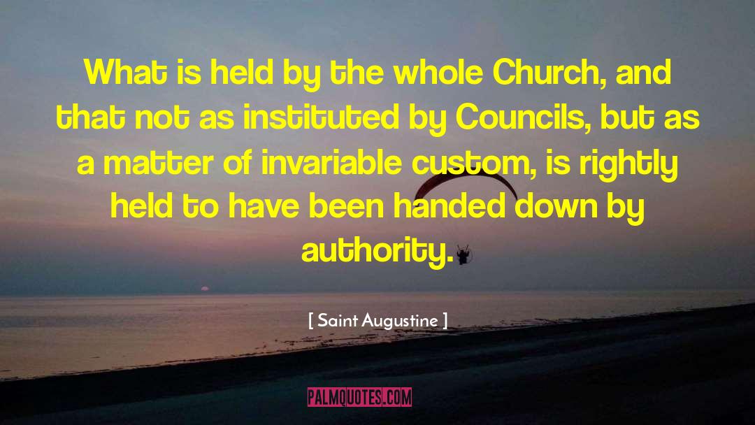 Heines Custom quotes by Saint Augustine