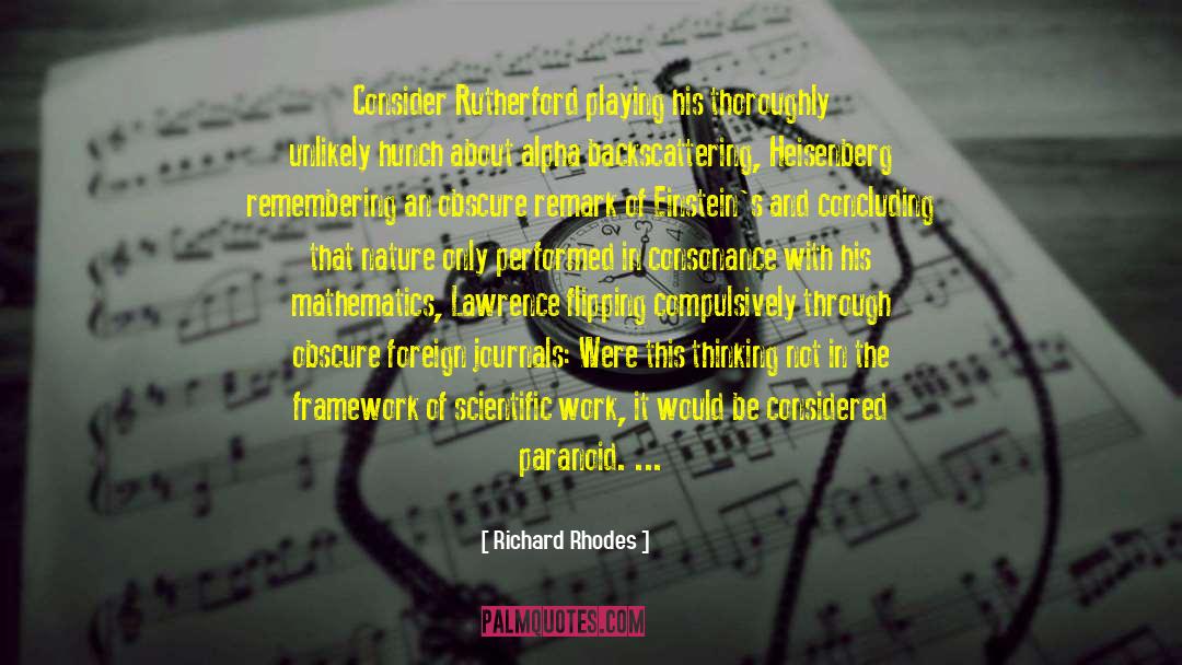 Heisenberg quotes by Richard Rhodes