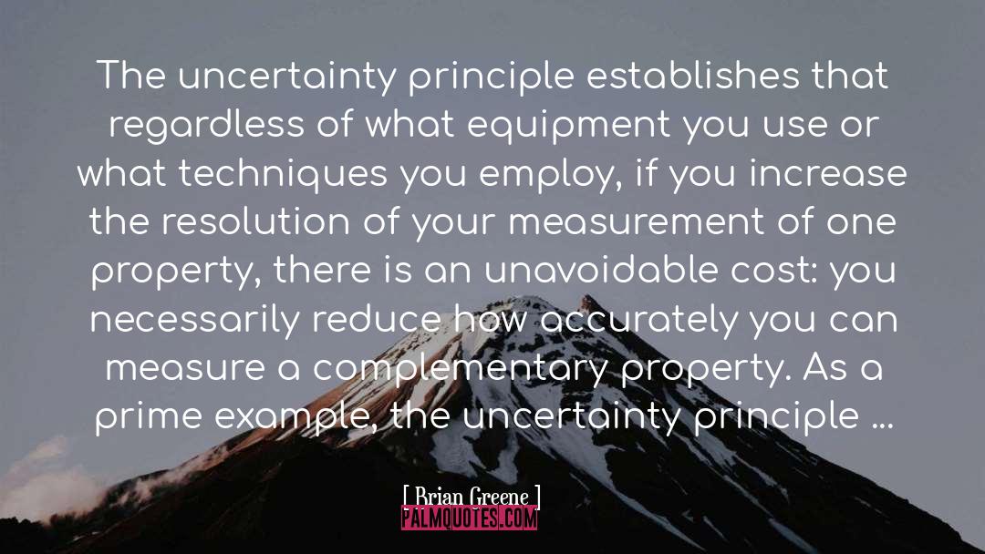 Heisenberg Uncertainty Principle quotes by Brian Greene