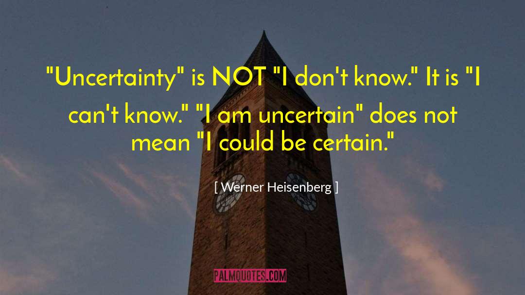 Heisenberg Uncertainty Principle quotes by Werner Heisenberg