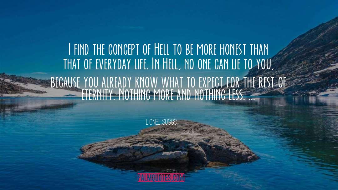 Hell Life quotes by Lionel Suggs