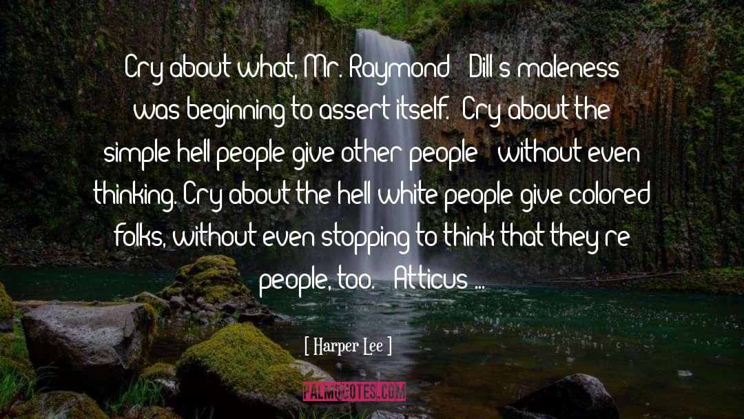 Hell People quotes by Harper Lee