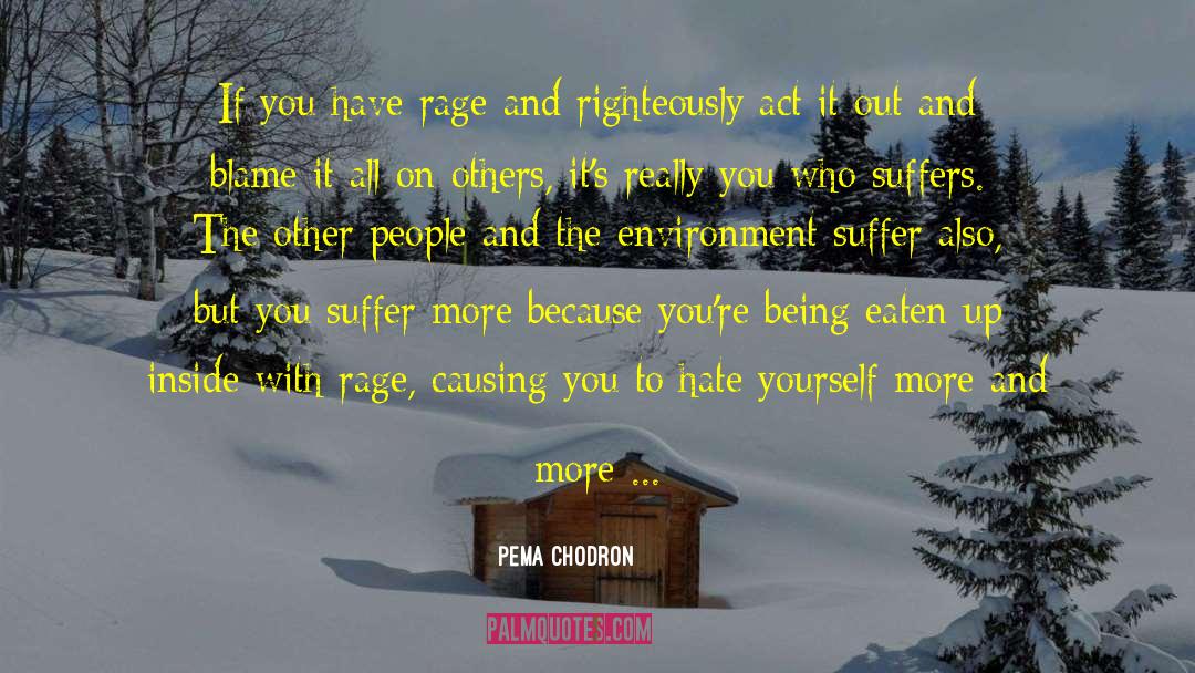 Hell Suffering quotes by Pema Chodron