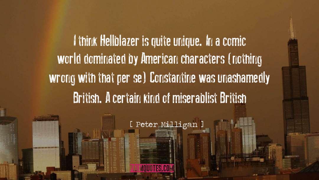 Hellblazer quotes by Peter Milligan