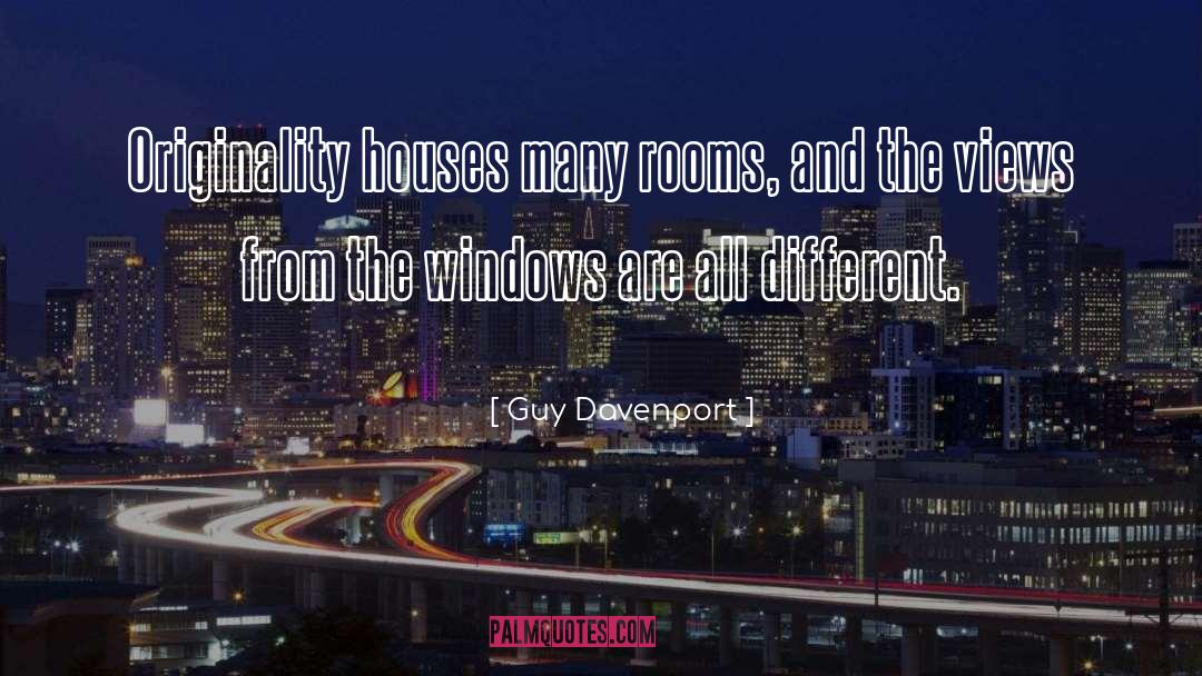 Helligkeit Windows quotes by Guy Davenport