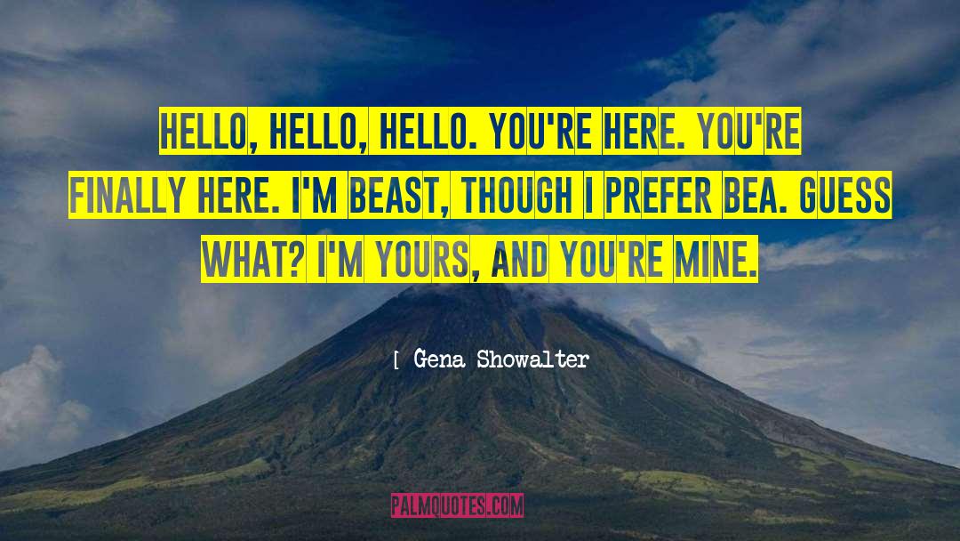 Hello Hello Tv Show quotes by Gena Showalter