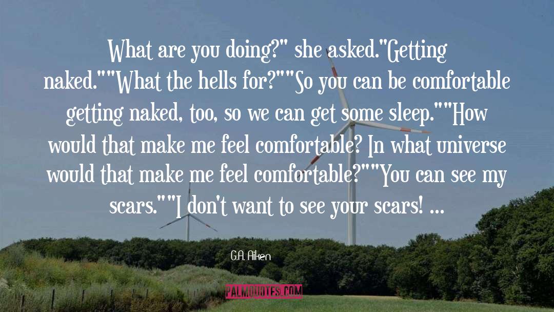 Hells quotes by G.A. Aiken