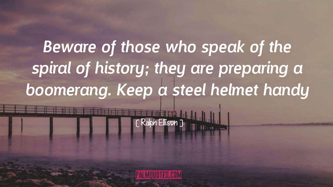 Helmet quotes by Ralph Ellison