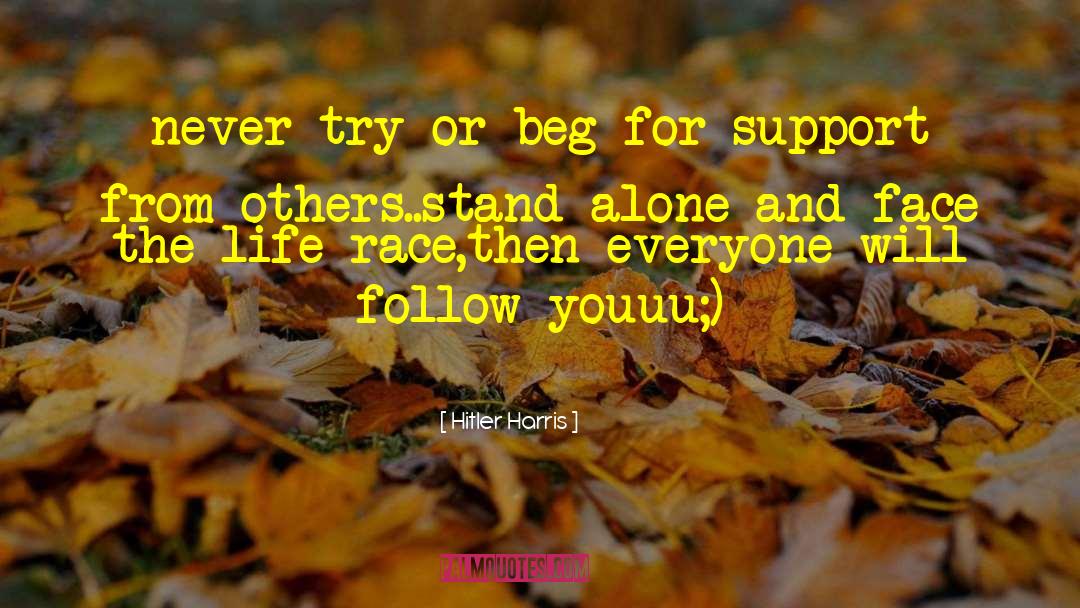 Help And Support quotes by Hitler Harris