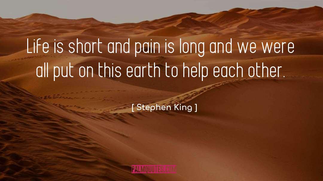 Help Each Other quotes by Stephen King