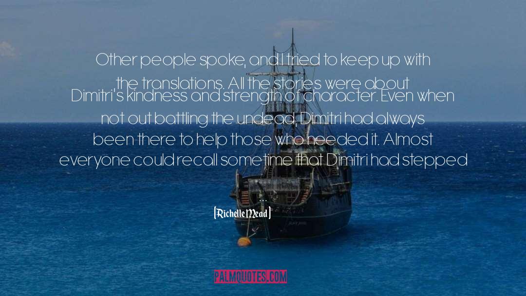 Help Others quotes by Richelle Mead