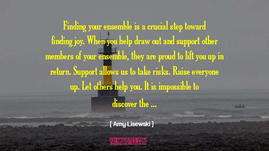Help Out Others quotes by Amy Lisewski