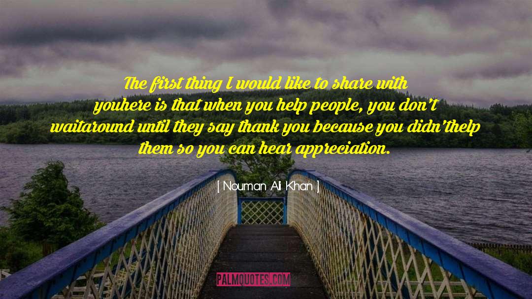 Help People quotes by Nouman Ali Khan