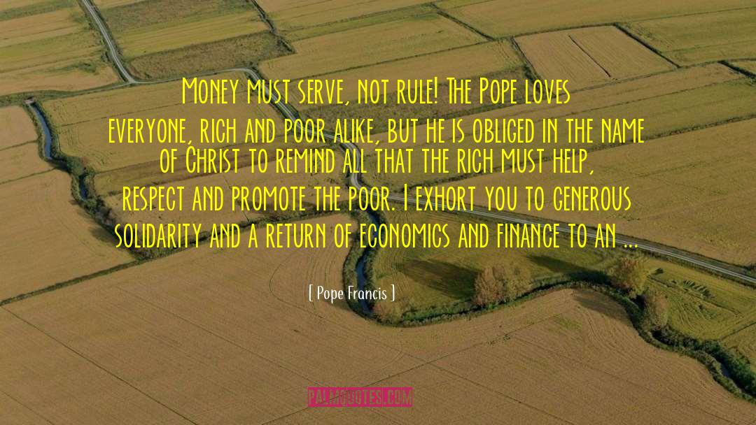 Help Poor People quotes by Pope Francis