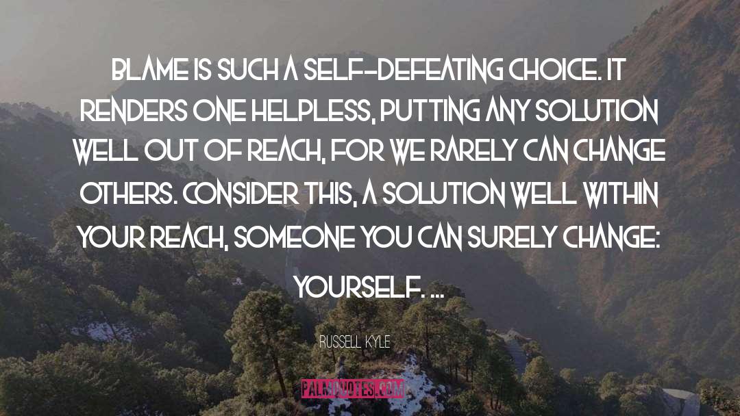 Help Self quotes by Russell Kyle