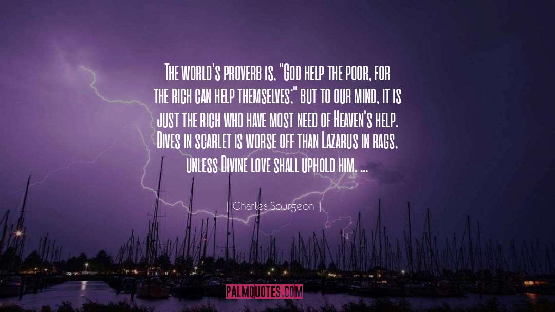 Help The Poor quotes by Charles Spurgeon