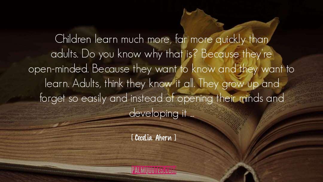 Help Them Learn Their Own Lesson quotes by Cecelia Ahern