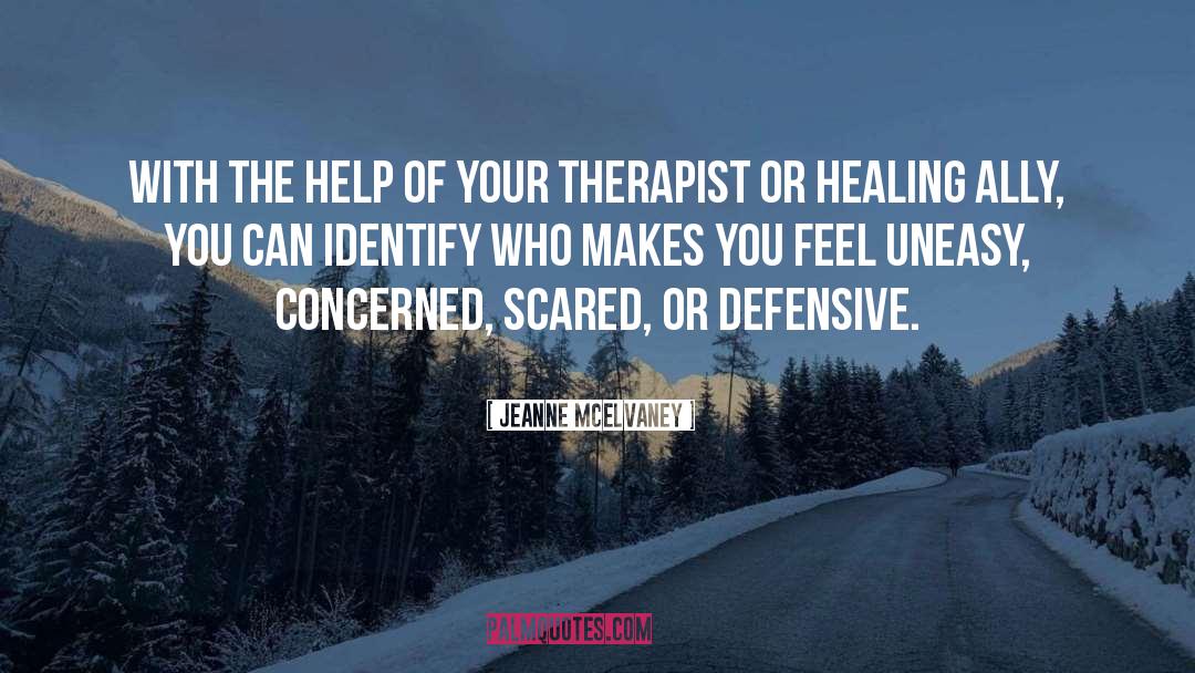 Help With Depression quotes by Jeanne McElvaney