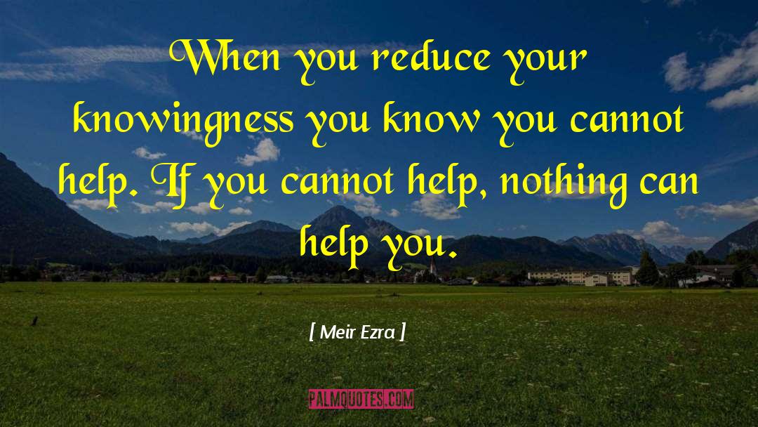 Help Yourself quotes by Meir Ezra