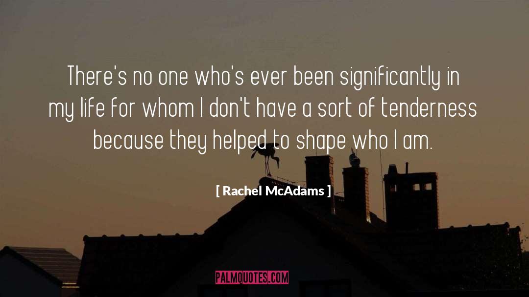 Helped quotes by Rachel McAdams